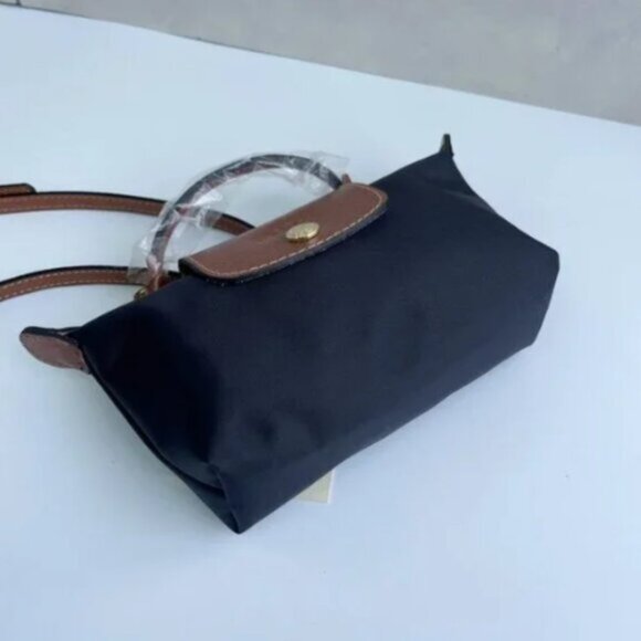 Longchamp Le Pliage Original Black Clutch Bag Women - Picture 4 of 8